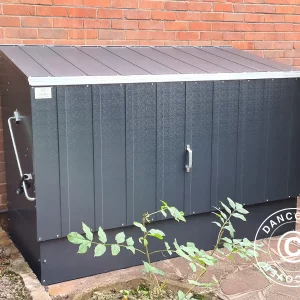 Aufbewahrungsbox für Fahrräder, Bicycle Storage Box, Trimetals, 1,96x0,89x1,33m, 1,74m², Anthrazit