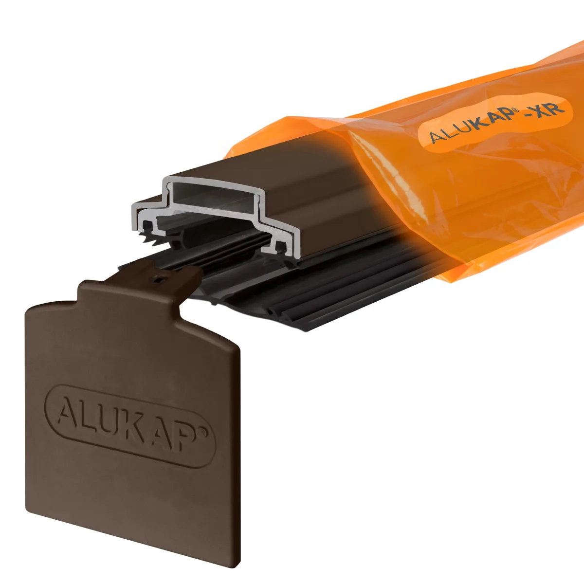 Alukap-XR 45mm Aluminium Glazing Bar - Incl Gasket, Fixings & Endcap
